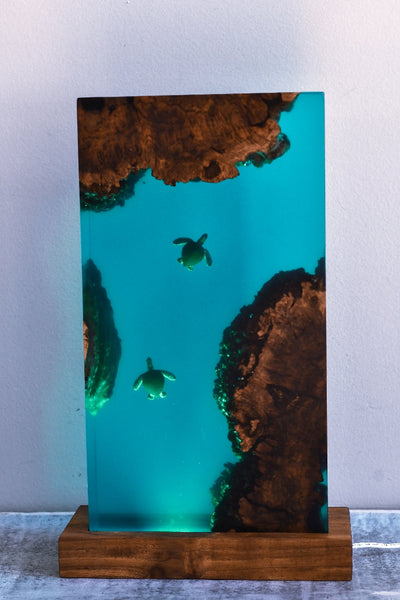 Underwater Lamp (Large) with turtles